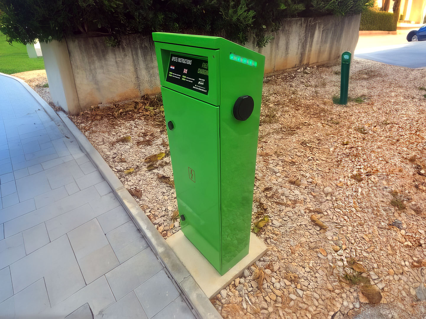 Zelena javna punionica za električna vozila